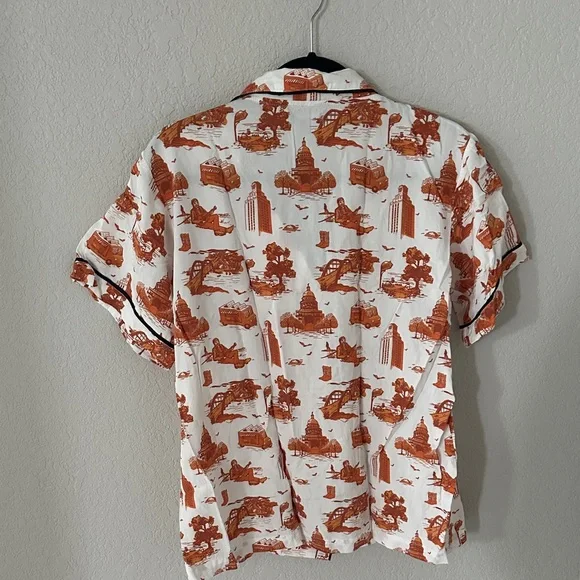 Katie Kime Texas Pajama Set with Travel Bag - Picture 5 of 10